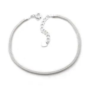 925 실버 심플 박스 볼드 체인 데일리 은 팔찌