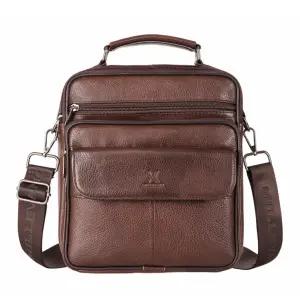 밀레바노 남성 대형 가죽가방 크로스백 MV-7102 캐주얼 데일리 숄더백