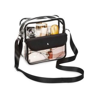 투명 비치 여행가방 파우치 크로스백 M 25cm x 25cm