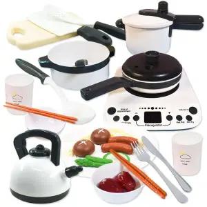 R 다이닝 인덕션 쿡 주방놀이 블랙 h345a black 수증기가 나오는 소꿉놀이 소품