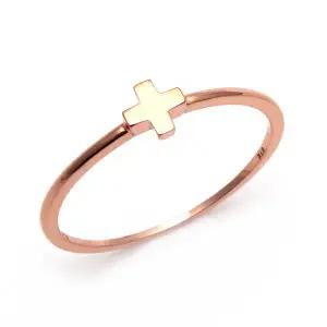 [비앤비골드] 14K/18K 반지 큐티 십자가 NPR15682