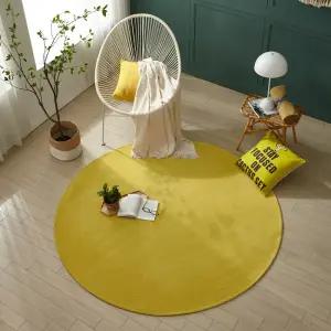 이지케어 셔닐 항균 발수 원형러그 95cm