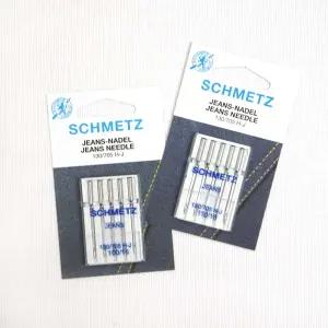 (오렌지미싱) 슈메츠 청바지 가정용 재봉틀 바늘 데님 진