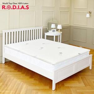 3cm 슈퍼싱글 천연라텍스 침대 토퍼 돌침대 바닥요 기숙사 자취방 원룸 매트