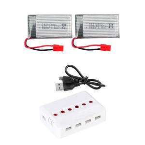 SYMA X15 X15W 드론배터리 3.7v 650mah 2개세트충전기
