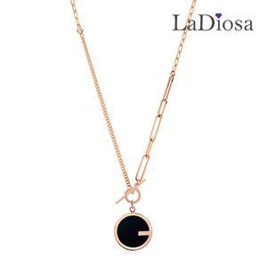 [라디오사] 14K 오닉스 목걸이 G14D-6770NM