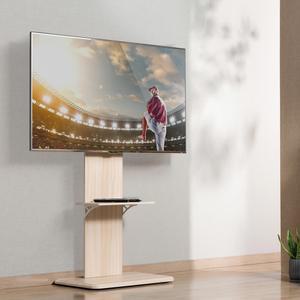 카멜마운트 히든캐스터 우드타입 높이 조절 TV 스탠드 거치대 FS70WD