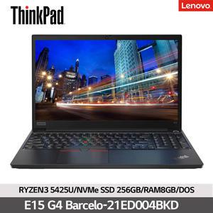 레노버 씽크패드 E15 G4 Barcelo 21ED004BKD R3 5425U/8GB/256G/DOS