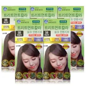 다바찌 트리트먼트칼라 염색약 3B 흑갈색 x 5개