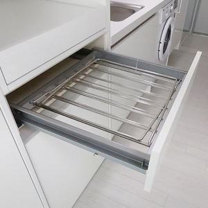 인출식빨래건조대 빌트인 접이식 15T 600용 언더레일 가로형 원룸 오피스텔 빨래건조대