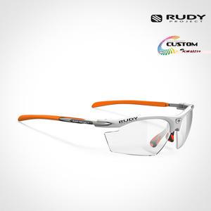 루디 선글라스 라이돈2 커스텀 화이트-만다린 변색 SP537369MD 스포츠 고글
