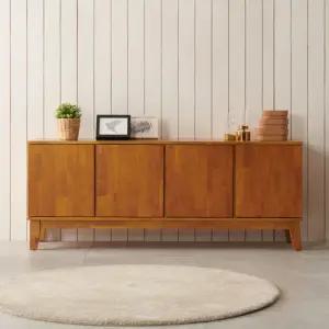 바움 원목 높은 TV거실장 1600