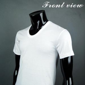 BYC 남자 아빠 반팔런닝 순면 백색 편면원단