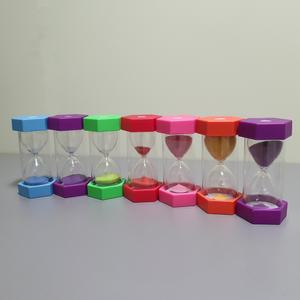 띵덕 육각형 이중프레임 모래시계 1 2 3 5 10 15 20 30 60분