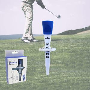 딕스포츠 컨트롤골프티 골프 볼마커 티꽂이 높이조절 눈금티