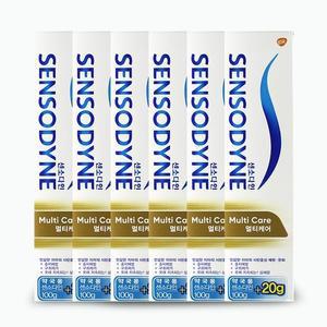 센소다인 멀티케어 치약 120g 6통 시린이증상 완화