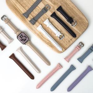 엔터콘 애플워치 10 9 SE 울트라 2 8 7 6 슬림 가죽 버클 싱글투어 스트랩 밴드