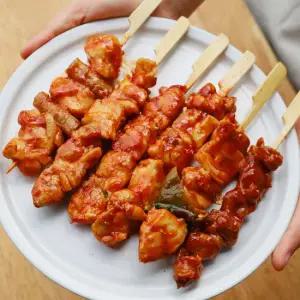 [합배송시 무료배송/시장이반찬] 모듬닭꼬치 (6종)350g