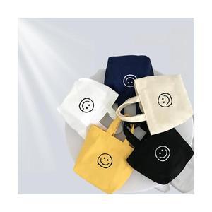 귀여운 심플한 미니 스마일 데일리 에코백 휴대폰 손 물병 놀이터 가방