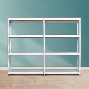 부원진열장 무볼트 연결형 진열대 베란다 건조기 펜트리 철제 조립식 앵글 제작 선반 4단