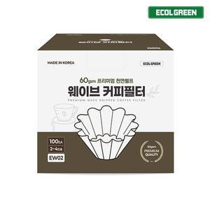 웨이브 커피필터 칼리타 185 핸드드립 필터