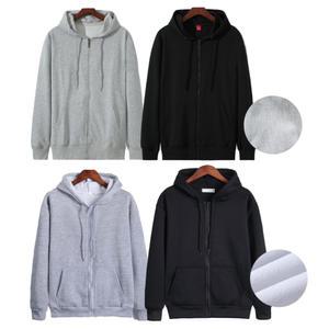 남자 여자 얇은 후드 / 기모 후드 / 뽀글이 후드 1장 2Type 6사이즈 봄,가을,겨울 간절기 데일리 무지 집업 회색 블랙