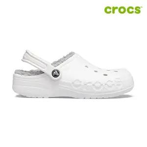 [크록스][크록스 정품] 바야 라인드 클로그 공용 털샌들 205969-11H