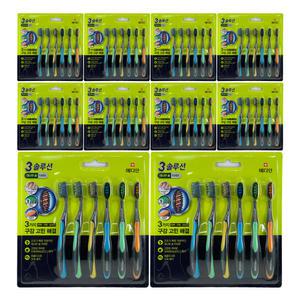 메디안 트리플솔루션 대나무 미세모(3+3) 칫솔 10개