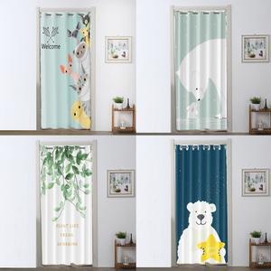 겨울 방한 방풍 방문 현관 중문 암막 커튼 압축봉 세트 대형