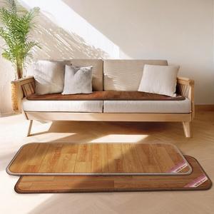 일월 원목무늬 전기매트 미니싱글 소파형 전기매트 차박매트 애견용매트호환