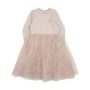 [갤러리아] BX64OP02BG 베이지 튤 스커트 져지 원피스