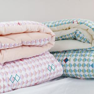 국내생산 스누즈 사르르 할리 세미마이크로 본염 극세사 차렵이불 SS/Q