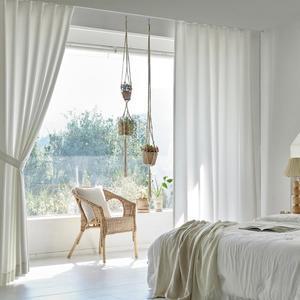 [뷰하우스]데일리 3중직 사계절 아일렛 핀형 암막커튼 형상기억 커텐