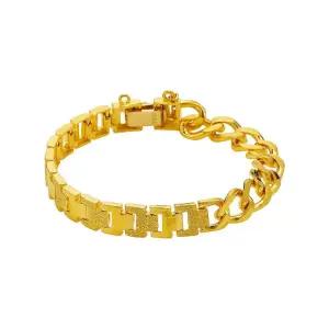 갤러리아 여자 순금 팔찌 체인 면 24K 37.5g 18K장식