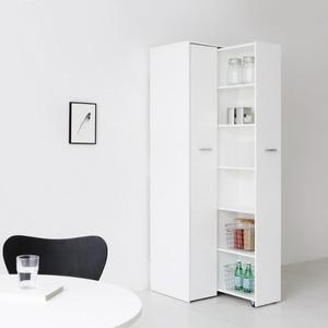 슬라이딩수납장 주방 틈새수납장 높은 수납선반장