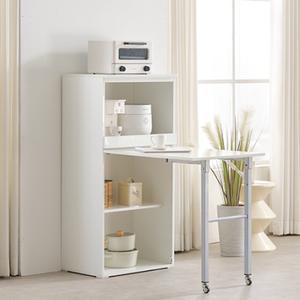 접이식 원룸밥솥장 밥통선반 전자렌지장 폴딩테이블