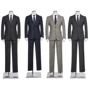 [롯데백화점]레노마 F/W (한정수량) 다크그레이 울 캐시미어 쉐도우 스판정장 4종택1 RPLMSJ54A NW7