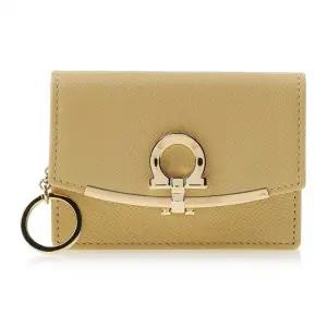 [라벨루쏘] [페라가모] 여성 간치니 키링 카드지갑 22 D198 BUTTER 0770289