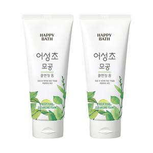 해피바스 어성초 모공 클렌징폼 200g x2개