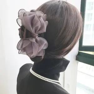 레인걸 올림머리 볼륨 왕리본집게핀 ,큰사이즈 헤어집게핀(8칼라