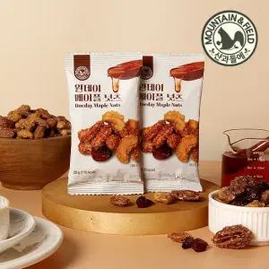 [산과들에] 피칸담은 원데이 메이플넛츠 50봉 (고급견과간식)