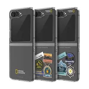 내셔널지오그래픽 갤럭시Z플립6 크리스탈 슬림핏 케이스