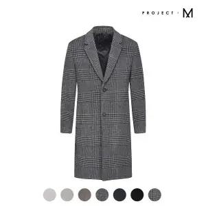 [프로젝트엠] 남성 세미오버핏 울캐시 코트_EPC4CC1402