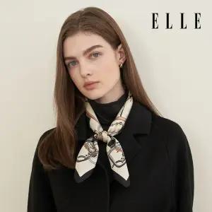 [정상가 59,000원] 엘르 마차라인 실크 미니스카프 SE831S301