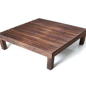 야외데크 방부목 탄화 정원 옥상 발코니 캠핑장 바닥 평상 만들기 나무 마루