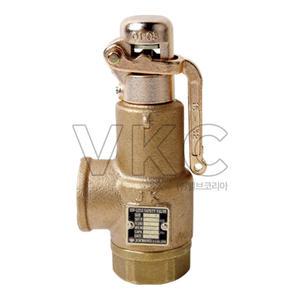 조광 JSV-LT12 CL 25A 에어용 레버타입 청동 나사식 저양정식 안전밸브