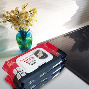 주방찌든때 다목적 클리너 인덕션 가스레인지 후드 기름때 청소 티슈