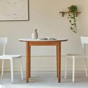 [모던하우스(가구)] 모던하우스 마티 세라믹 2인 원형 세라믹테이블 NEW DL24SET050