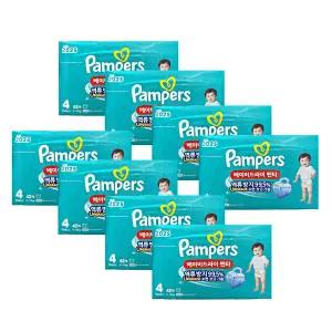 2025 팸퍼스 베이비드라이 팬티 기저귀 공용 4단계 2박스 336매