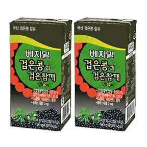 정식품 베지밀검은콩 검은참깨 190ml 24팩